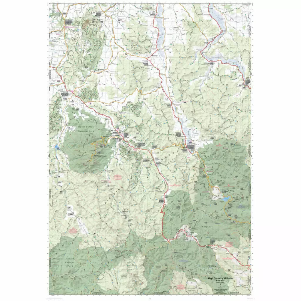 Hema The Victorian High Country- North Western Map 7 Hema The Victorian High Country- North Western Map - Image 5