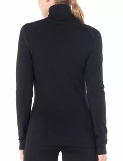 Icebreaker Womens 260 Long Sleeve Tech Half Zip -Fishing Elegant store 104390001 3 blk