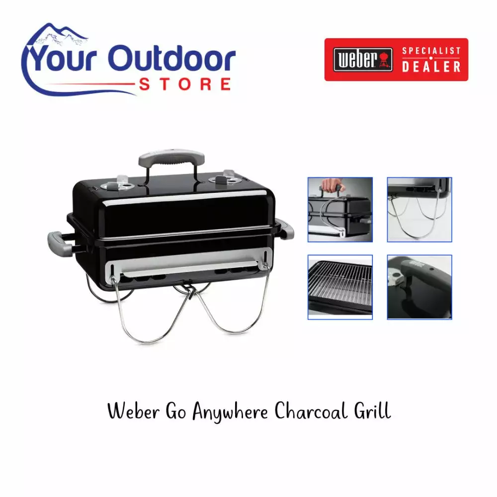Weber Go Anywhere Charcoal Grill 3 Weber Go Anywhere Charcoal Grill