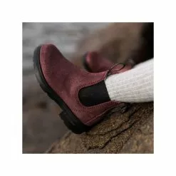 Blundstone 2090 Kids Elastic Sided Boot -Fishing Elegant store 2090 Kids Elastic Sided Rose Pink Boots on child JPEG