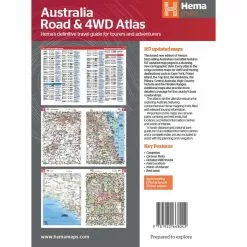 Hema Australian Road And 4WD Atlas (Handy) -Fishing Elegant store 3. australia rd 4wd a g ed13 handy backcover sq