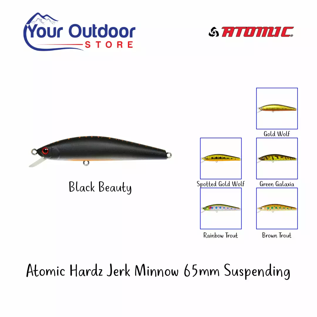 Atomic Hardz Jerk Minnow 65 Suspending 3 Atomic Hardz Jerk Minnow 65 Suspending
