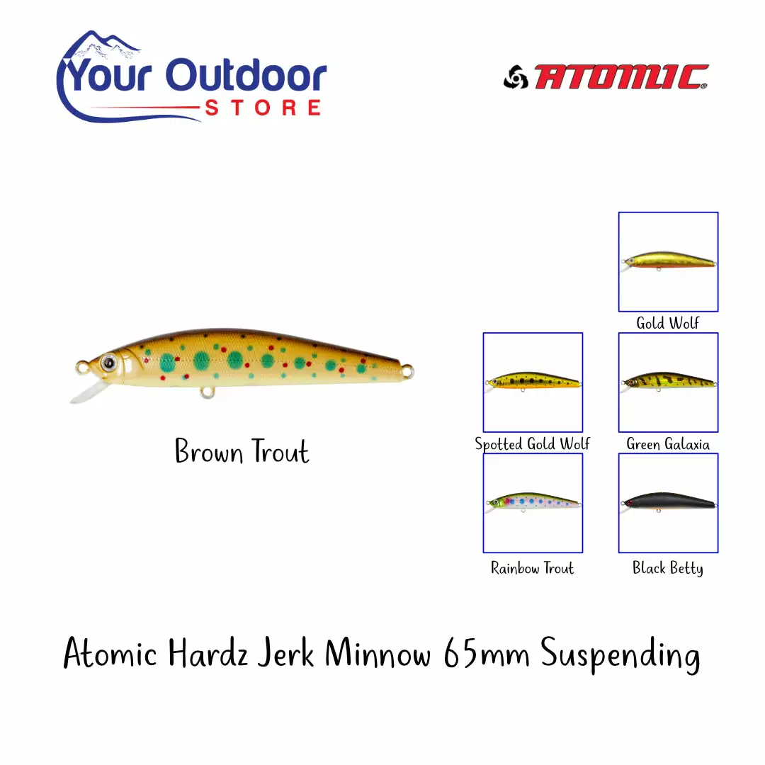 Atomic Hardz Jerk Minnow 65 Suspending 5 Atomic Hardz Jerk Minnow 65 Suspending - Image 3