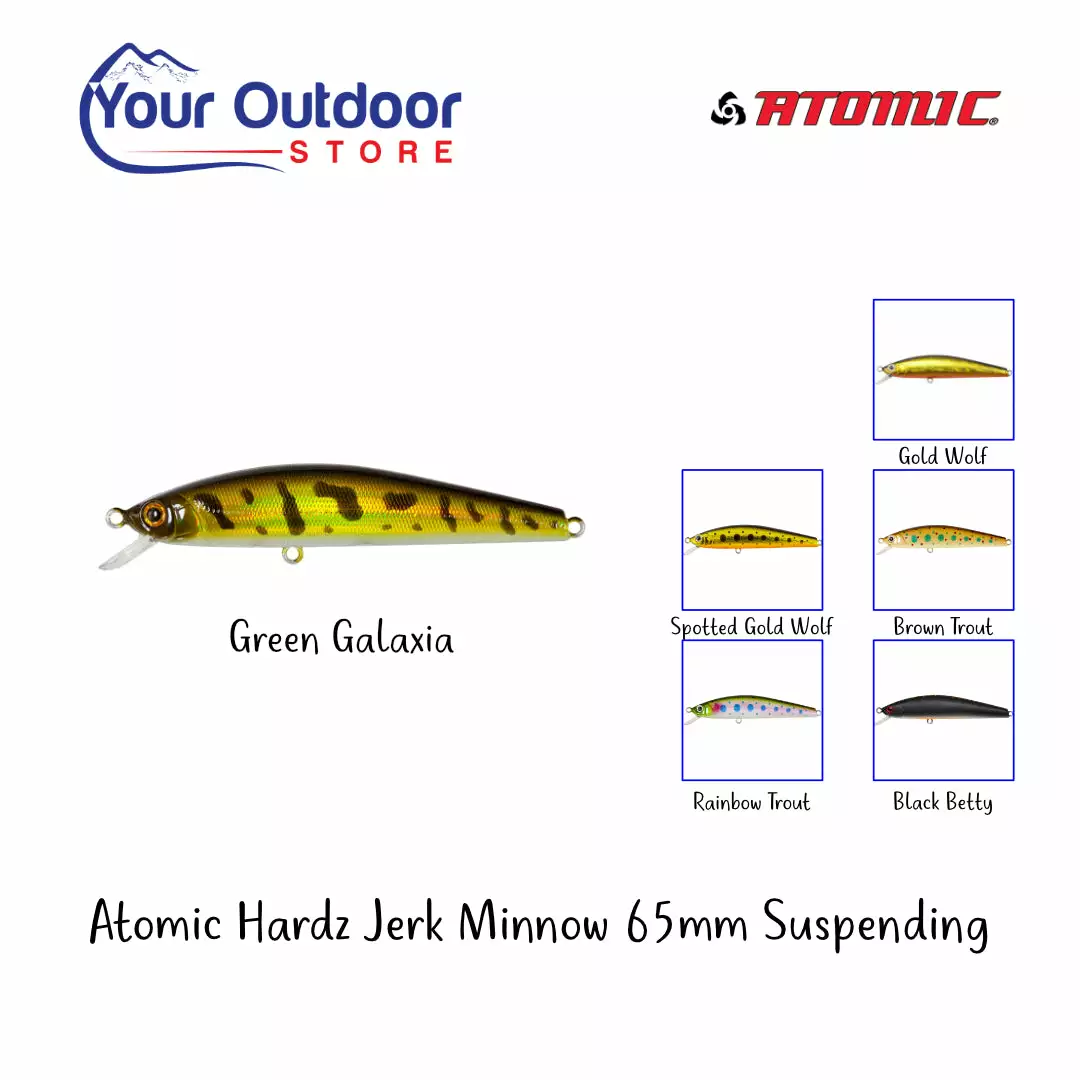 Atomic Hardz Jerk Minnow 65 Suspending 4 Atomic Hardz Jerk Minnow 65 Suspending - Image 2