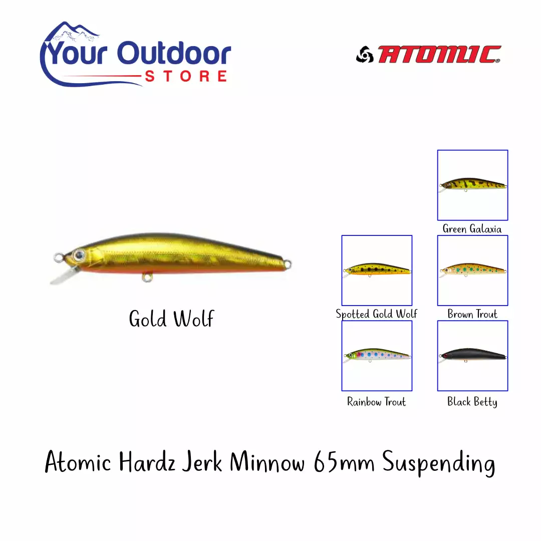 Atomic Hardz Jerk Minnow 65 Suspending 6 Atomic Hardz Jerk Minnow 65 Suspending - Image 4