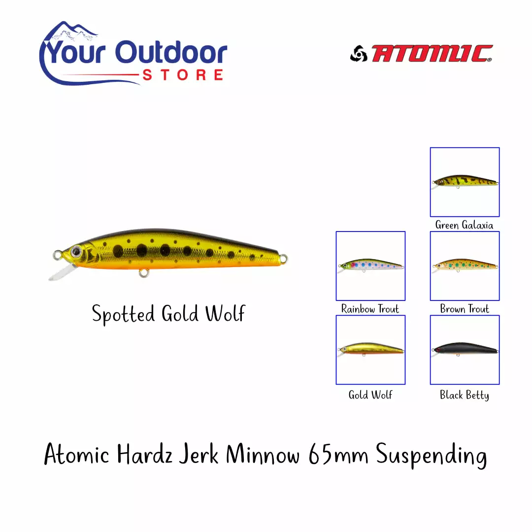 Atomic Hardz Jerk Minnow 65 Suspending 8 Atomic Hardz Jerk Minnow 65 Suspending - Image 6