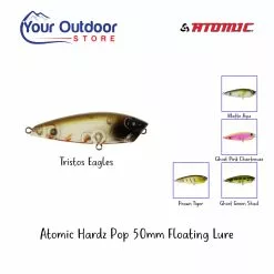 Atomic Hardz Pop 50 Floating Lure -Fishing Elegant store Atomic hardz pop 50 hero TE