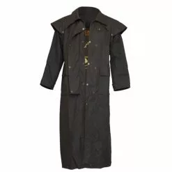 Burke And Wills Balranald Full Length Oilskin Coat