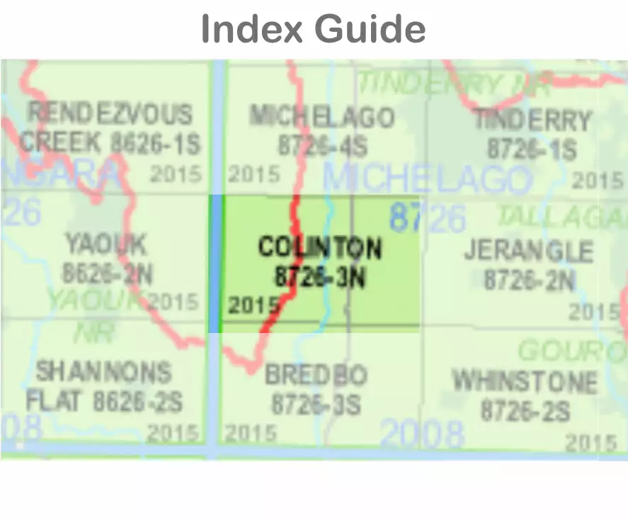 Australian Bush And Country Maps Colinton 8726-3-N NSW Topographic Map 1 25k 4 Australian Bush And Country Maps Colinton 8726-3-N NSW Topographic Map 1 25k - Image 2