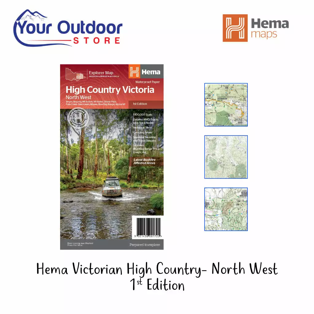 Hema The Victorian High Country- North Western Map 3 Hema The Victorian High Country- North Western Map