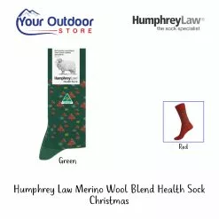 HumphreyLaw Merino Wool Blend Health Sock - Christmas