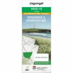 Australian Bush And Country Maps Jagungal 8525-1-S NSW Topographic Map 1 25k