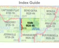 Australian Bush And Country Maps Kain 8826-4-S NSW Topographic Map 1 25k 5 Australian Bush And Country Maps Kain 8826-4-S NSW Topographic Map 1 25k -Fishing Elegant store Kain 8826 4 S index