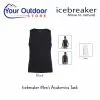 Icebreaker Mens Anatomica Tank -Fishing Elegant store Mens anatomica tank hero blk