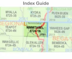Australian Bush And Country Maps Nimmitabel 8724-1-N NSW Topographic Map 1 25k -Fishing Elegant store Nimmitabel 8724 1 N index