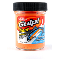 Berkley Gulp Trout Dough -Fishing Elegant store Orange Pulp dough jar