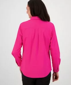 Swanndri Womens Roma Long Sleeve Shirt -Fishing Elegant store SS192133W Roma LS Shirt PINK OM 03 Upper JPG 4