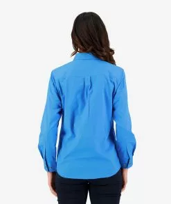 Swanndri Womens Roma Long Sleeve Shirt -Fishing Elegant store SS192133W Roma Shirt AQUA OM 3 WEB