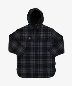 Swanndri Kids Brixton Bushshirt -Fishing Elegant store SSD2890K Brixton Kids Wool CHARCOAL GRID Pockets FL WEB