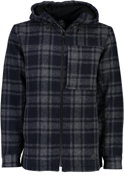 Swanndri Mens Hudson Hoody -Fishing Elegant store SW17435M Hudson Wool Hoody CHARCOAL GRID GH CC RGB