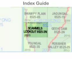 Australian Bush And Country Maps Scammells Lookout 8525-3-N NSW Topographic Map 1 25k -Fishing Elegant store Scammels Lookout 8525 3 N index