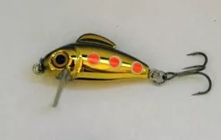 Bullet Lures Minnow 3cm -Fishing Elegant store Spawning Brown Trout with UV painted spots