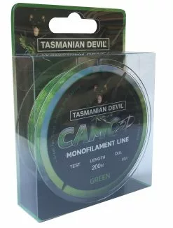 Tasmanian Devil Camo 3D Monofilament Line -Fishing Elegant store TD line green