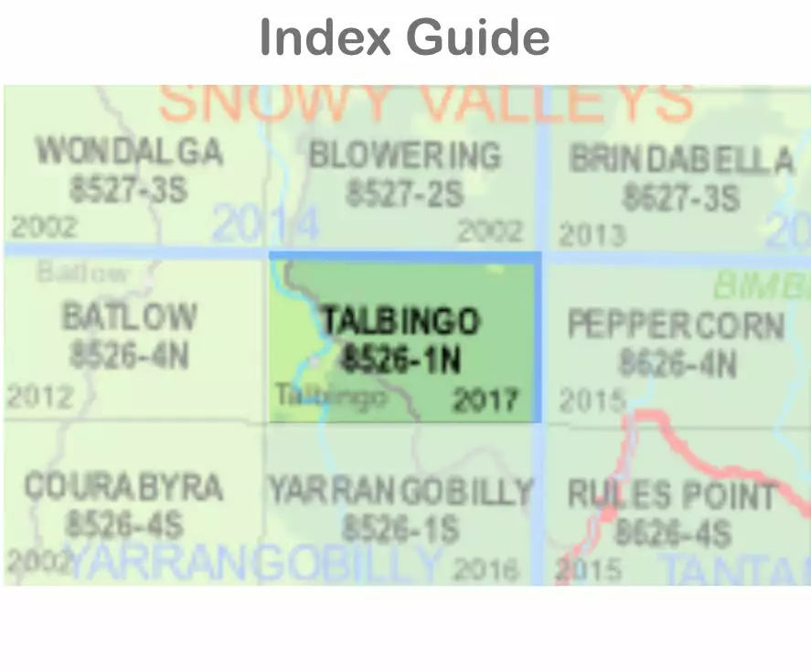 Australian Bush And Country Maps Talbingo 8526-1-N NSW Topographic Map 1 25k 4 Australian Bush And Country Maps Talbingo 8526-1-N NSW Topographic Map 1 25k - Image 2