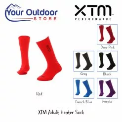 XTM Adults Heater Sock -Fishing Elegant store adult heater sock Hero Red