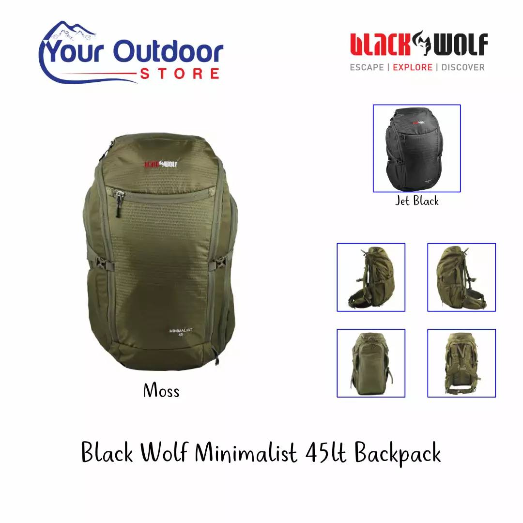 Black Wolf Minimalist 45 Backpack 7 Black Wolf Minimalist 45 Backpack - Image 5