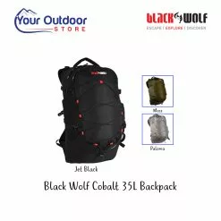 Black Wolf Cobalt Backpack