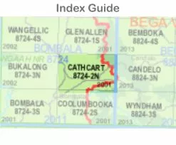 Australian Bush And Country Maps Cathcart 8724-2-N NSW Topographic Map 1 25k -Fishing Elegant store cathcart 8724 2 N index