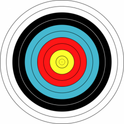 FITA Target Face Assorted Sizes