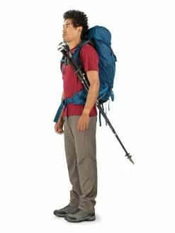 Osprey Kestrel 48 Technical Backpack -Fishing Elegant store kestrel48 s19 detail2 lochblue