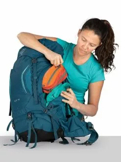 Osprey Kyte 46 Technical Backpack -Fishing Elegant store kyte46 s19 detail2 icelakegreen