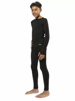 XTM Kids Merino Thermal Long Sleeve Top -Fishing Elegant store mk001 blk full 1 2