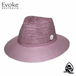Evoke Aston Fedora Sun Hat -Fishing Elegant store old rose cut
