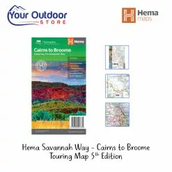 Hema Savannah Way - Cairns To Broome 5th Edition Touring Map