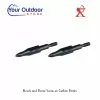 Alcock And Pierce Screw On Carbon Points For Carbon Arrows 120gm Weight -Fishing Elegant store screw on carbon point