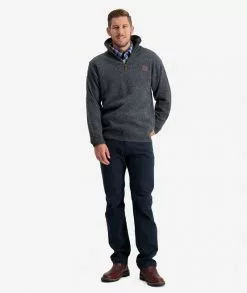 Swanndri Mens Mariner Zip Neck Sweater 32 Swanndri Mens Mariner Zip Neck Sweater -Fishing Elegant store sd2446d mariner zip neck sweater charcoal om 05 fullbody 3 web 1 1