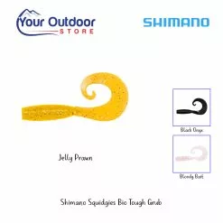 Shimano Squidgies Bio Tough Grub 7 Shimano Squidgies Bio Tough Grub -Fishing Elegant store shimano squidgies bio tough grub JellyPrawn