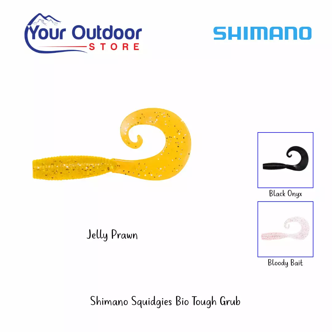 Shimano Squidgies Bio Tough Grub 5 Shimano Squidgies Bio Tough Grub - Image 3