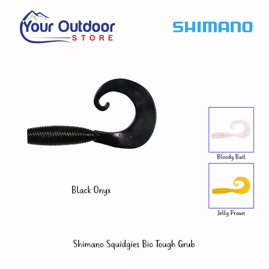 Shimano Squidgies Bio Tough Grub 3 Shimano Squidgies Bio Tough Grub