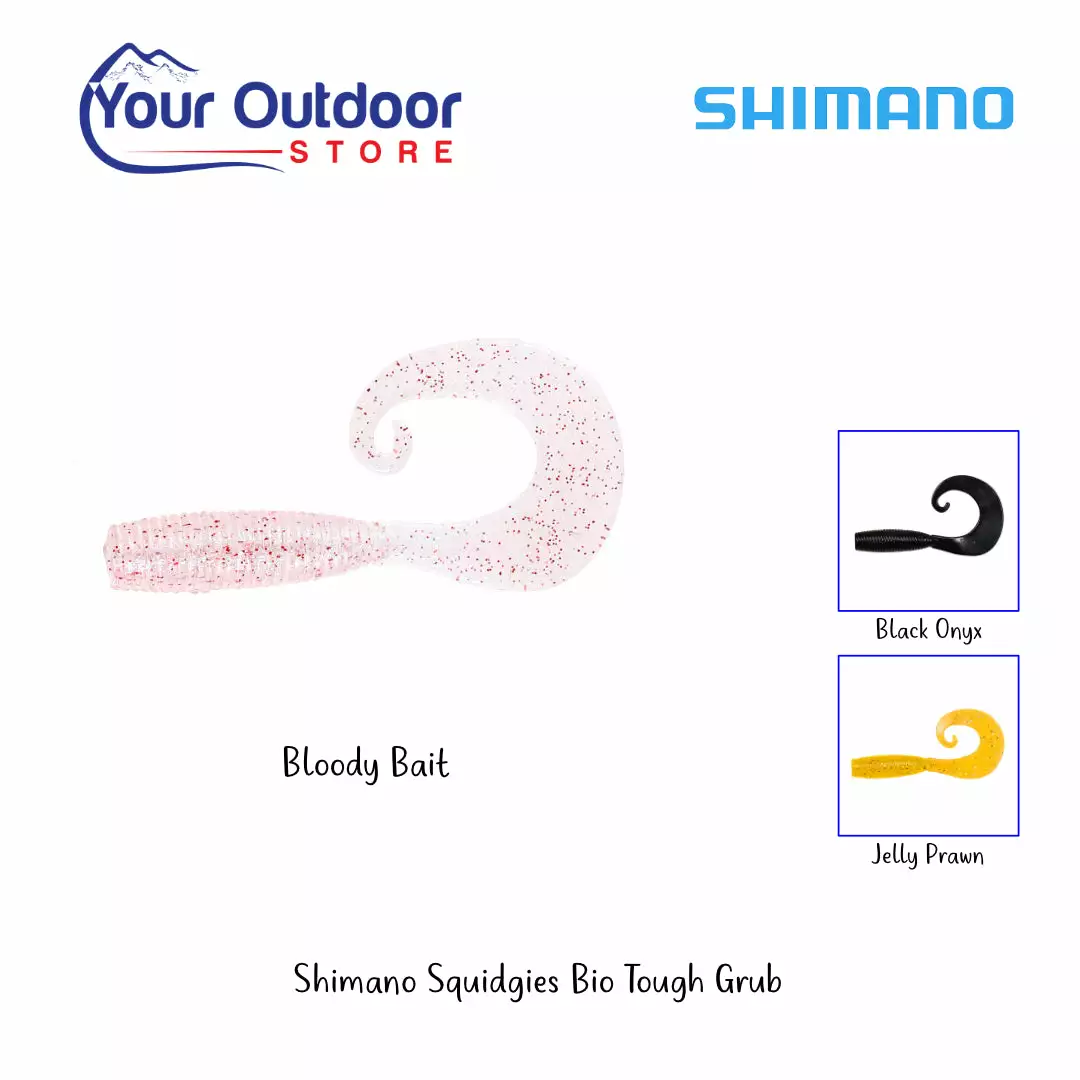 Shimano Squidgies Bio Tough Grub 4 Shimano Squidgies Bio Tough Grub - Image 2