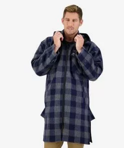 Swanndri Mens Mosgiel Zip Front Long Sleeve Bush Shirt -Fishing Elegant store ssd0116 mosgiel bushshirt blue grey om 06 topzoom 3 web