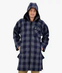 Swanndri Mens Mosgiel Zip Front Long Sleeve Bush Shirt -Fishing Elegant store ssd0116 mosgiel bushshirt blue grey om 06 topzoom 8 web