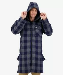 Swanndri Mens Mosgiel Zip Front Long Sleeve Bush Shirt -Fishing Elegant store ssd0116 mosgiel bushshirt blue grey om 06 topzoom 9 web