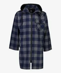 Swanndri Mens Mosgiel Zip Front Long Sleeve Bush Shirt -Fishing Elegant store ssd0116 mosgiel wool bushshirt blue grey check gh web