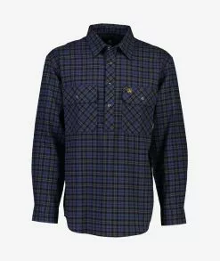 Swanndri Mens Barn Shirt -Fishing Elegant store ssd2225a barn shirt blue gh web