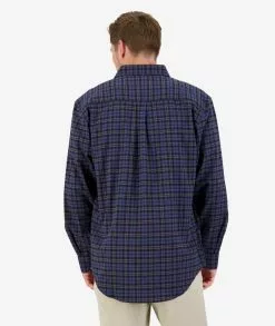 Swanndri Mens Barn Shirt -Fishing Elegant store ssd2225a barn shirt blue om 03 topzoom 7 web